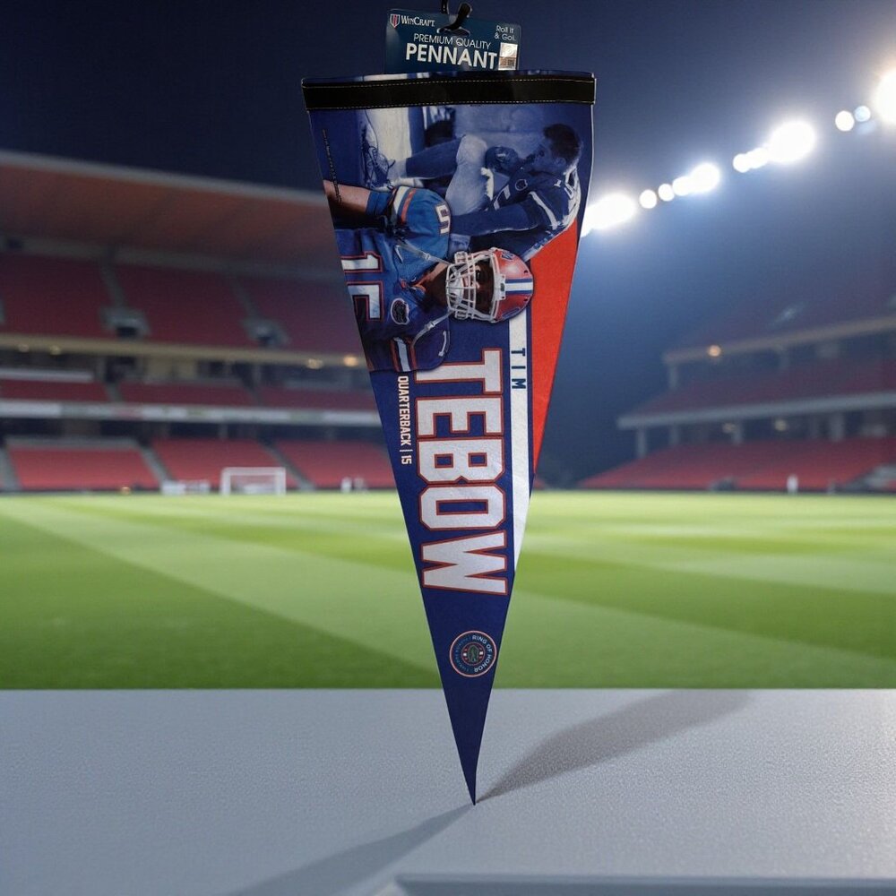 WinCraft Tim Tebow Florida Gators Ring of Honor 12" x 30"‎ Premium Pennant NEW